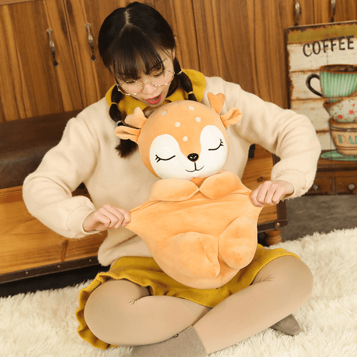 Baby Deer Doll Cute Sleeping Sleeping Pillow - MRSLM