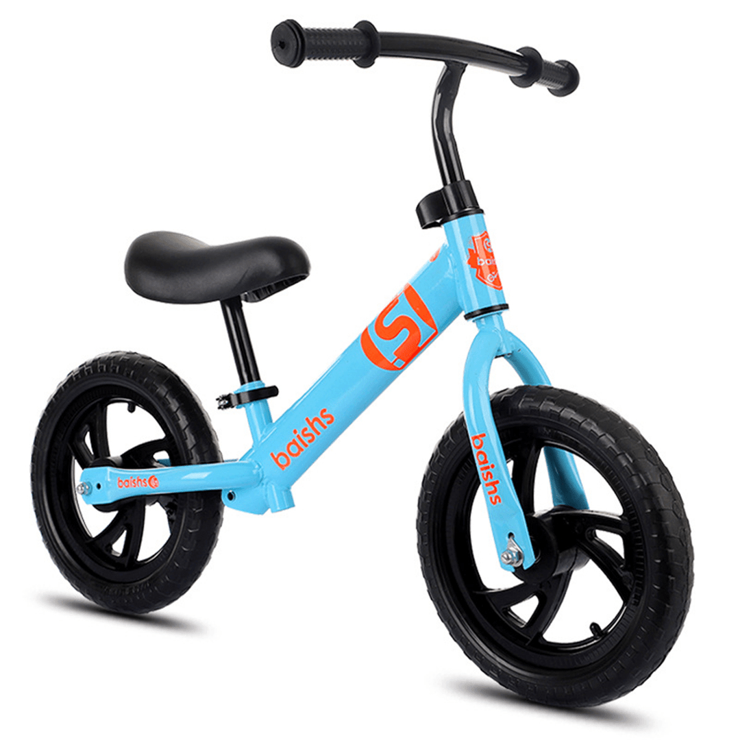 BAISHS No Pedal Toddler Balance Bike Kids Mountain Bikes Children Scooter Boys 12 Inches BMX Bikes for 2/3/4/5/6 Year Old Beginner Rider Training - MRSLM