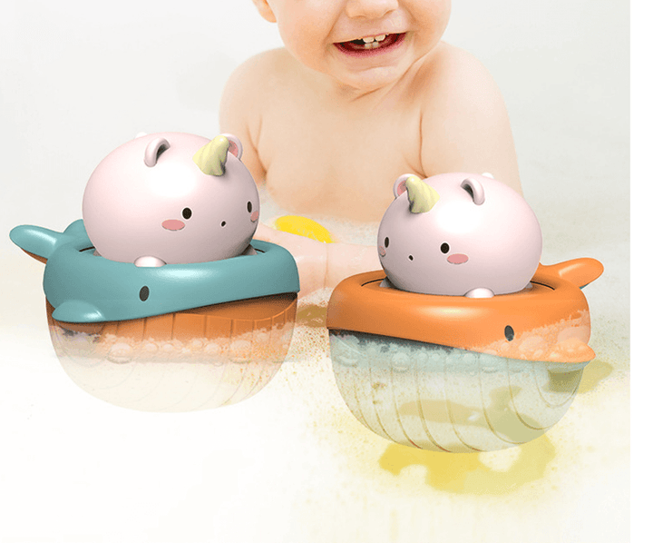 Baby Bathing Swimming on the Chain Little Turtle Playing in Water Toys - MRSLM