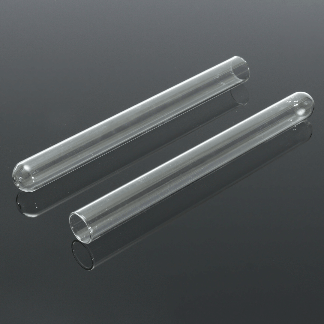 5Pcs Transparent Lab Borosilicate Glass Test Tube in Diffrent Size for Laboratory - MRSLM