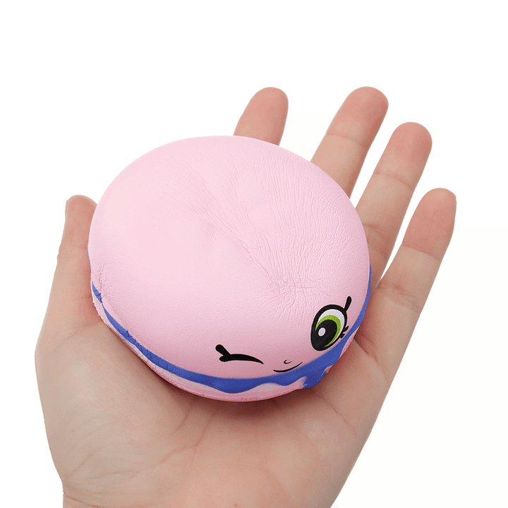 Meistoyland Squishy Burger Bread Soft Slow Rising Bun Kawaii Cartoon Toy Squeeze - MRSLM