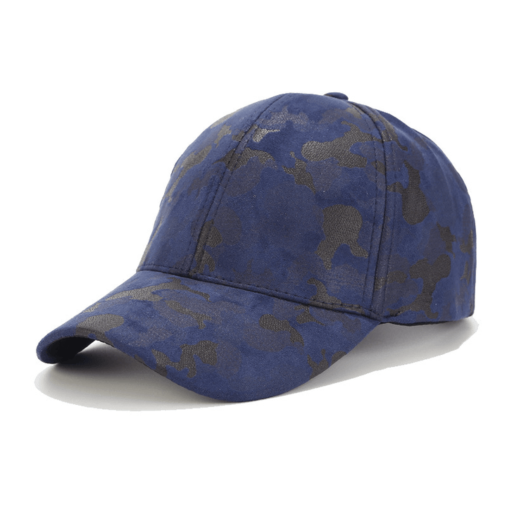 Fashion Simple Suede Camouflage Baseball Cap - MRSLM