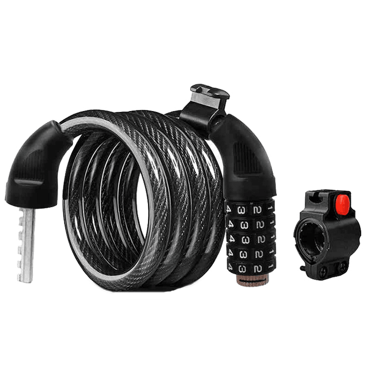 GUB SF-31 Bicycle Locks Thickened 1.2M 325G Bike Password Lock Cable Steel PVC Cycling Accessories - MRSLM