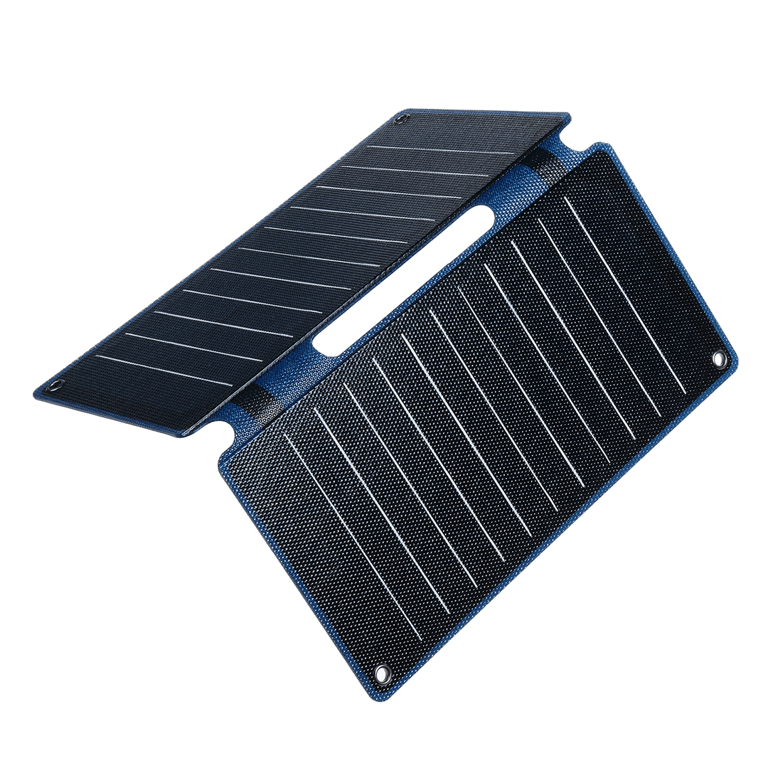 25W USB ETFE Sunpower Foldable Solar Panel Outdoor Camping Power Bank Charger - MRSLM