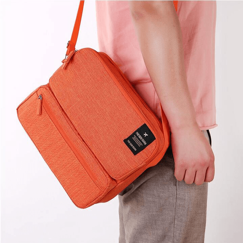 Travel Storage Bag Shoulder Computer Ipad Bag Trolley Case Hanging Bag Out Clothing Luggage Bag Laptop Bag - MRSLM