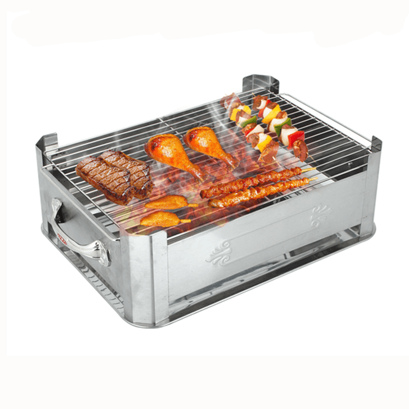 Multi-Function Stainless Steel Fish Grill Oven Out Door Grill Oven Camp Grill Furnace - MRSLM