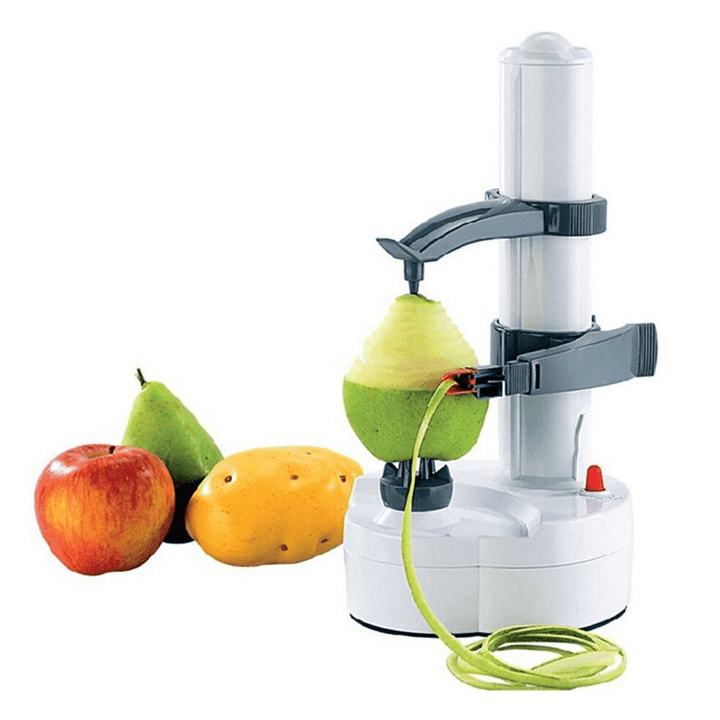 Automatic Peeler Fruit Potato Peeler Kitchen Vegetable Tools Pear Peel Corer Slicing Cutter Machine Peeled Creative Supplies with EU Plug - MRSLM