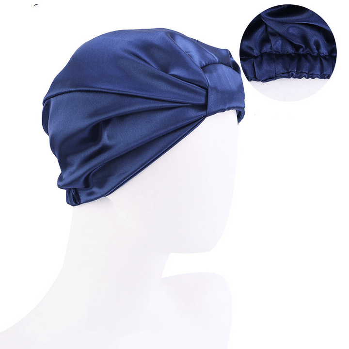 Contrast Knotted Bandana Hat - MRSLM