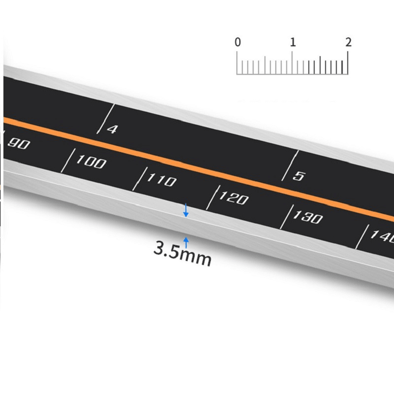 0-150/200/300Mm Digital Caliper Vernier Caliper Stainless Steel Electronic Caliper Measuring Tool IP54 Waterproof - MRSLM