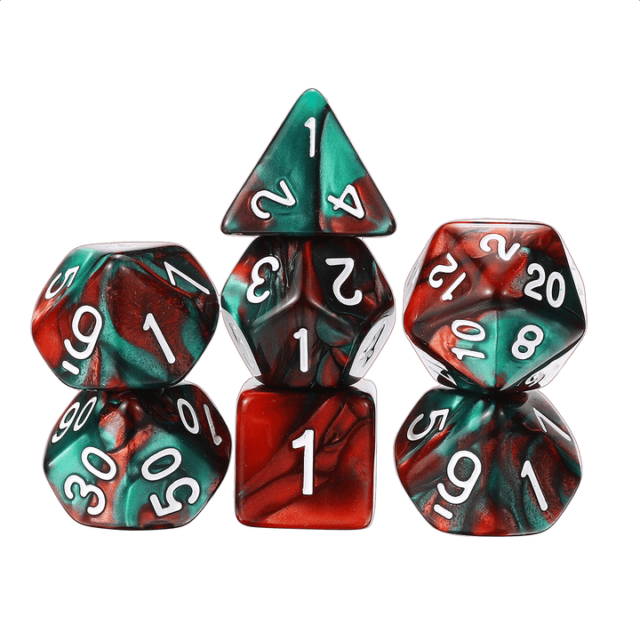 49PCS Polyhedral Dices Set for Dungeons & Dragons Dice Desktop RPG Game - MRSLM