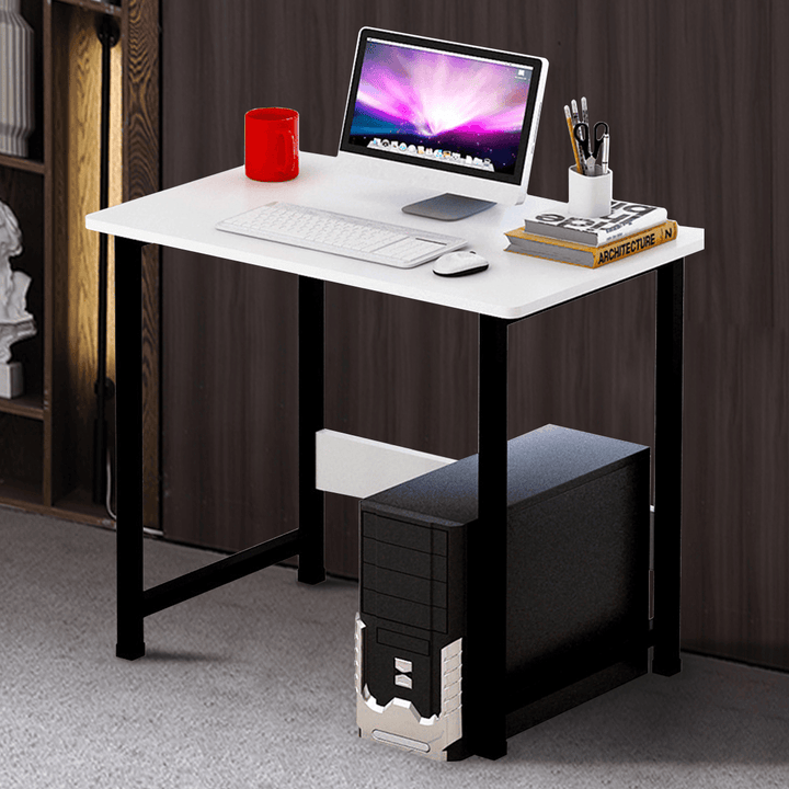 Wooden Computer Laptop Desk Modern Table Study Desk Office Furniture PC Workstation for Home Office Studying Living Room - MRSLM