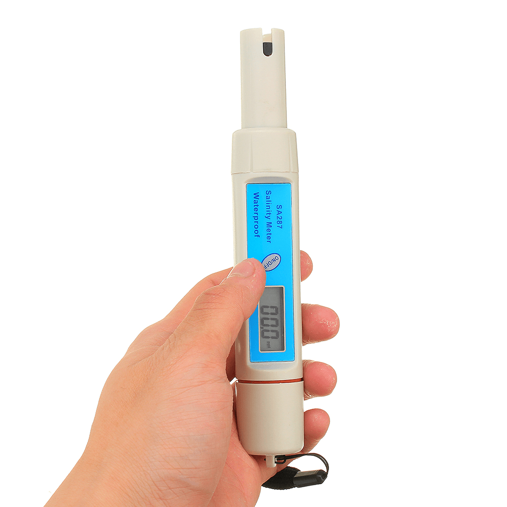 Wattson WS-SA287 0.1Ppt Resolution Salinity Meter Waterproof PH Meter Pen for Aquaculture - MRSLM