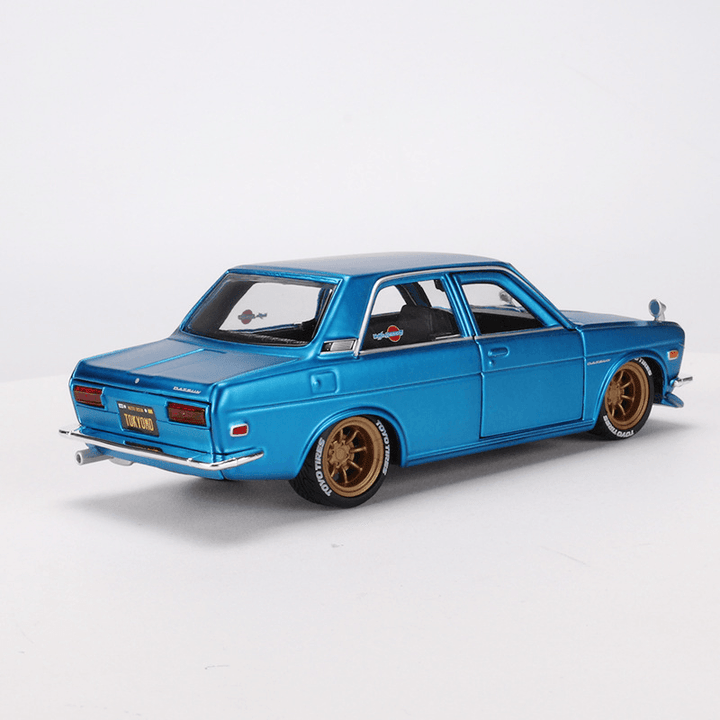 1971 Dassan DATSUN 510 Modified Version Simulation Alloy Car Model Toy Ornaments - MRSLM