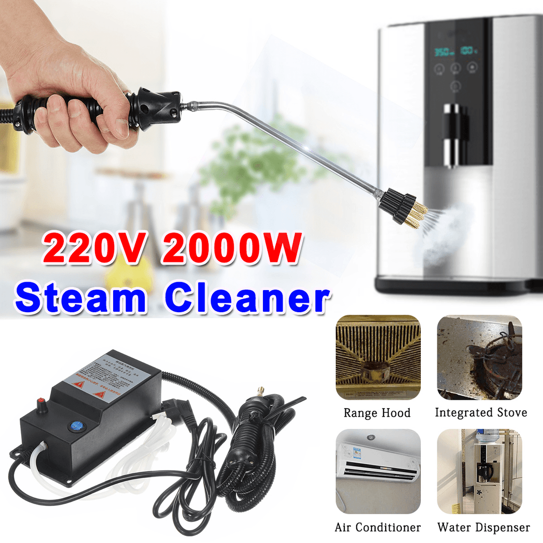 2000W Adjustable High Pressure Steam Cleaner Machine Auto Handheld Cleaning Instrument - MRSLM