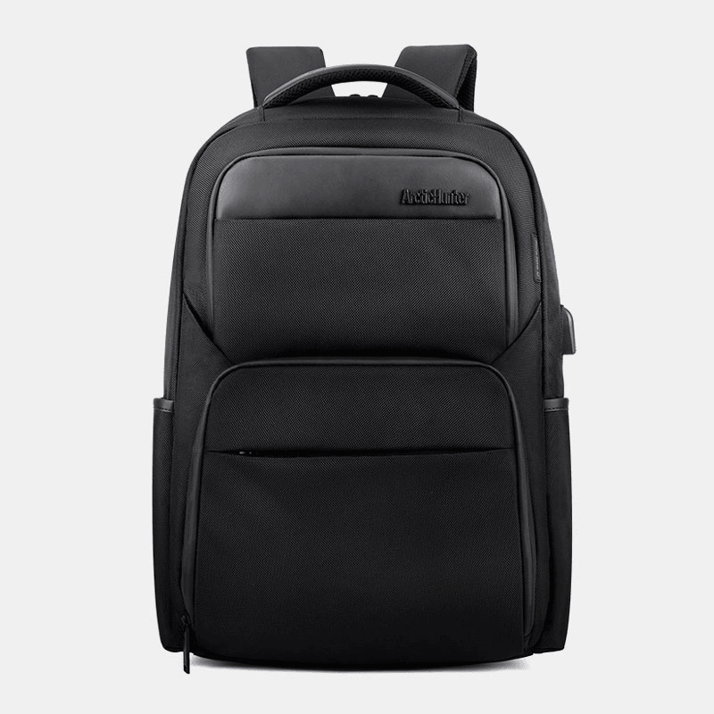 Men Large Capacity Mukti-Layer Waterproof Multifunctional Backpack Handbag with USB Charging Port - MRSLM