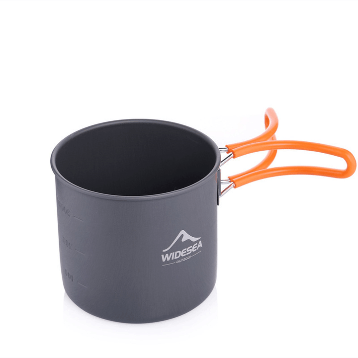 Widesea 440Ml Camping Cup Picnic Kitchen Folding Portable Tableware Outdoor Water Cup Coffee Tea Mug - MRSLM