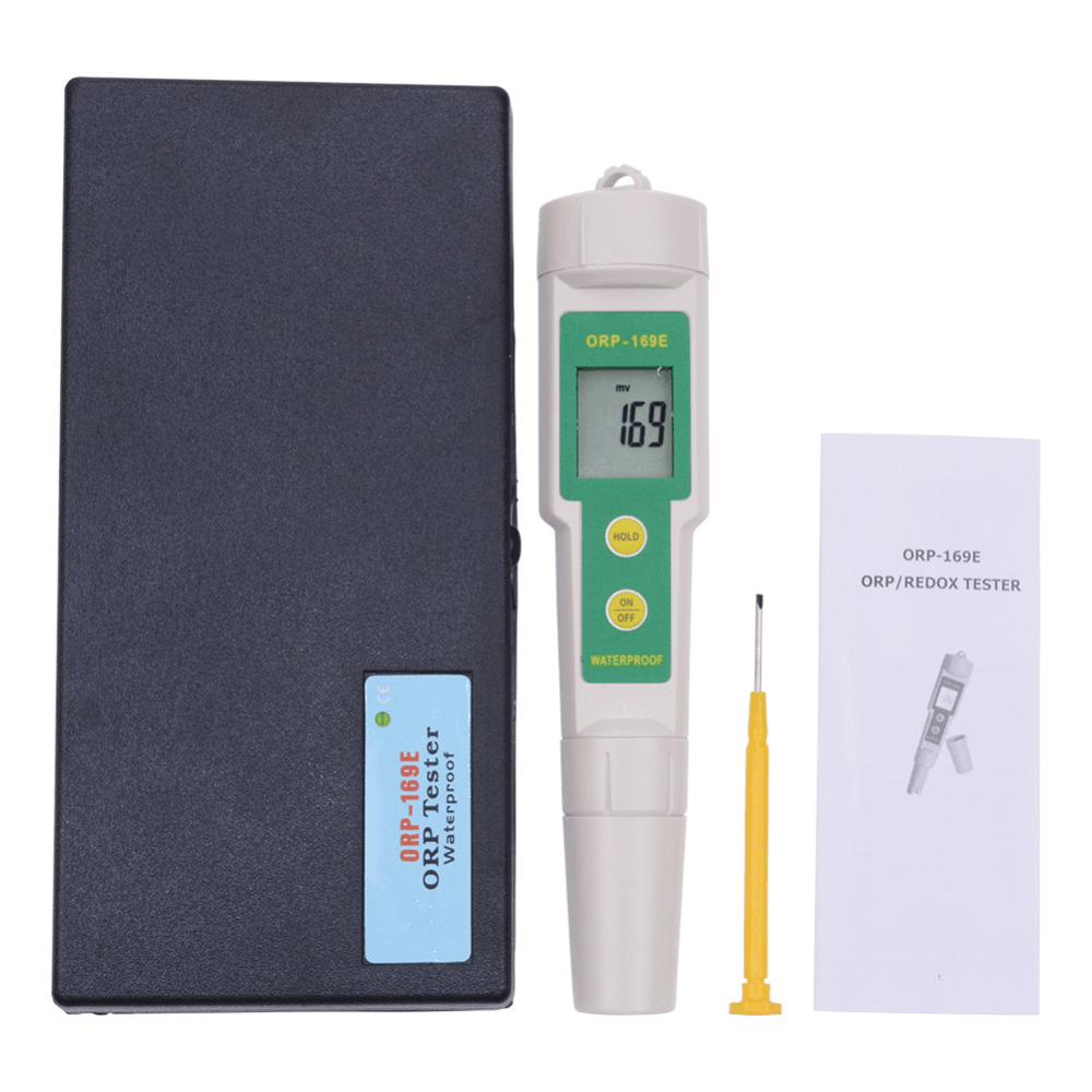 Portable Pen ORP Meter Redox Potential Tester Negative Potential Pen Water Quality Tester ORP Meter - MRSLM