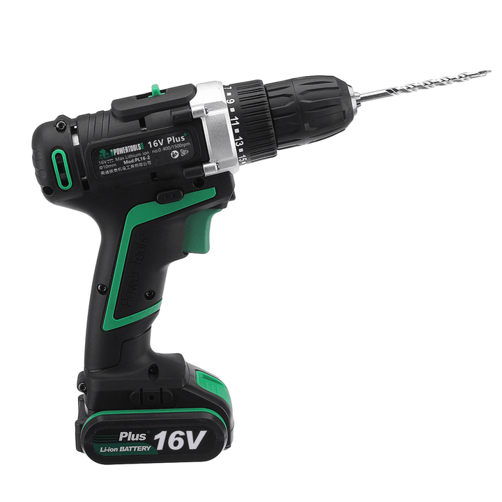 AC 100-240V Lithium Cordless Electric Screwdriver Screw Drill Driver Tool 1.5Ah 1 Charger 1 Battery - MRSLM