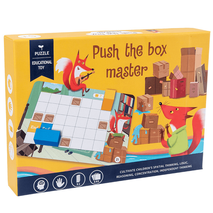 Wooden Push Box Master Children'S Concentration - MRSLM