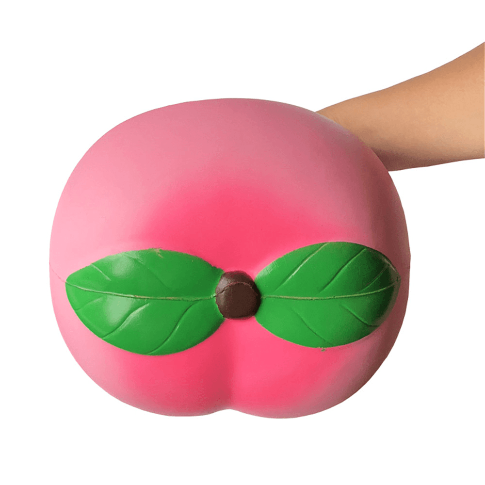 25Cm Huge Peach Squishy Jumbo 10" Soft Slow Rising Giant Fruit Toy Collection Gift - MRSLM