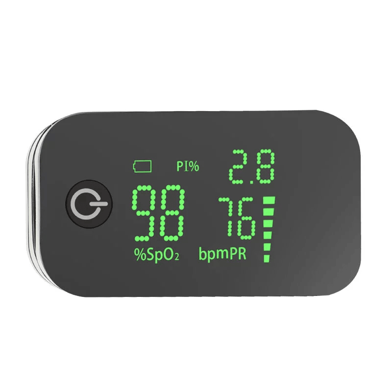 Wireless Bluetooth Finger Pulse Oximeter HD LED Display Fingertip Pulsioximetro Suit for Android Iso Phone APP - MRSLM