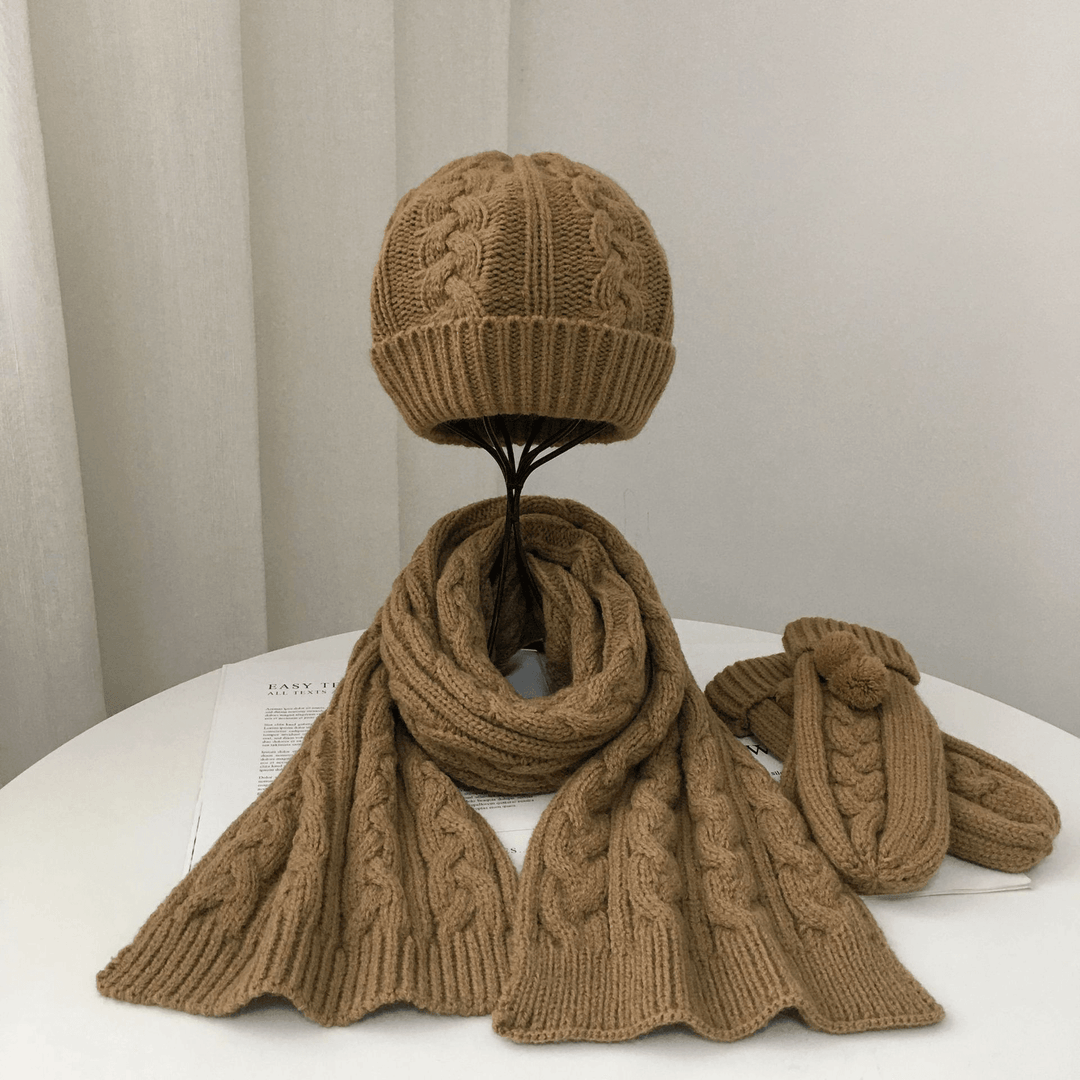 Men'S and Women'S Parent-Child Warm Woolen Hats - MRSLM