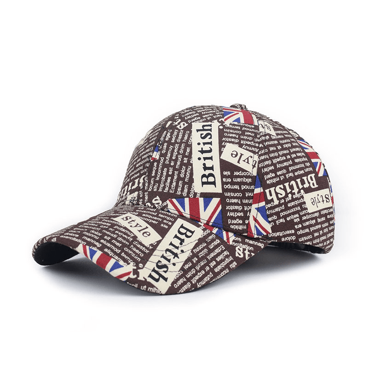 Alphabet Baseball Cap British Style Foreigner Casual - MRSLM