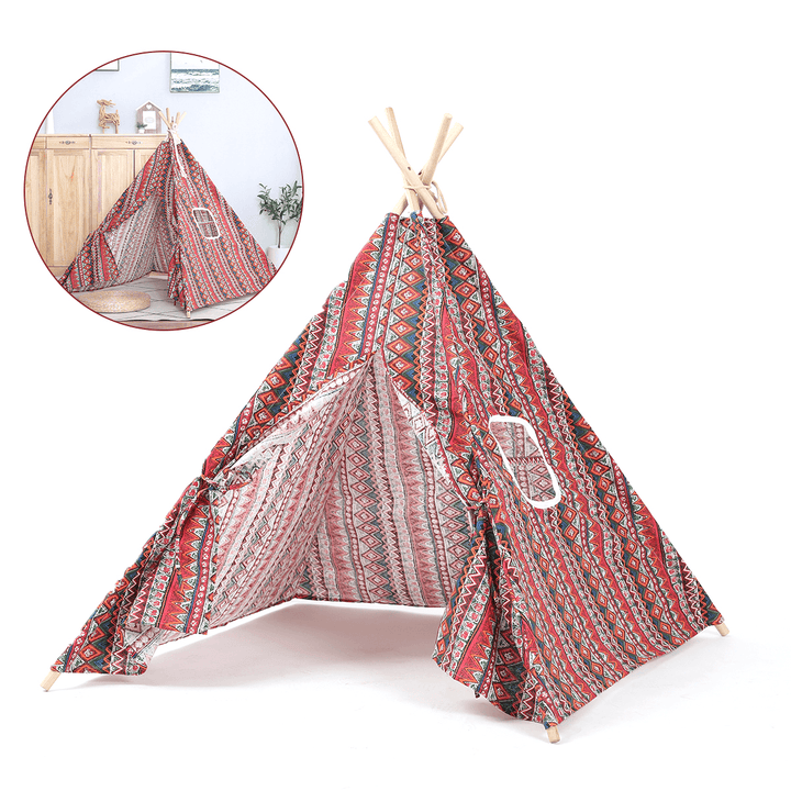 Indoor Foldable Teepee Kids Fun Portable Practice Trainer Tent Birthday Toys - MRSLM