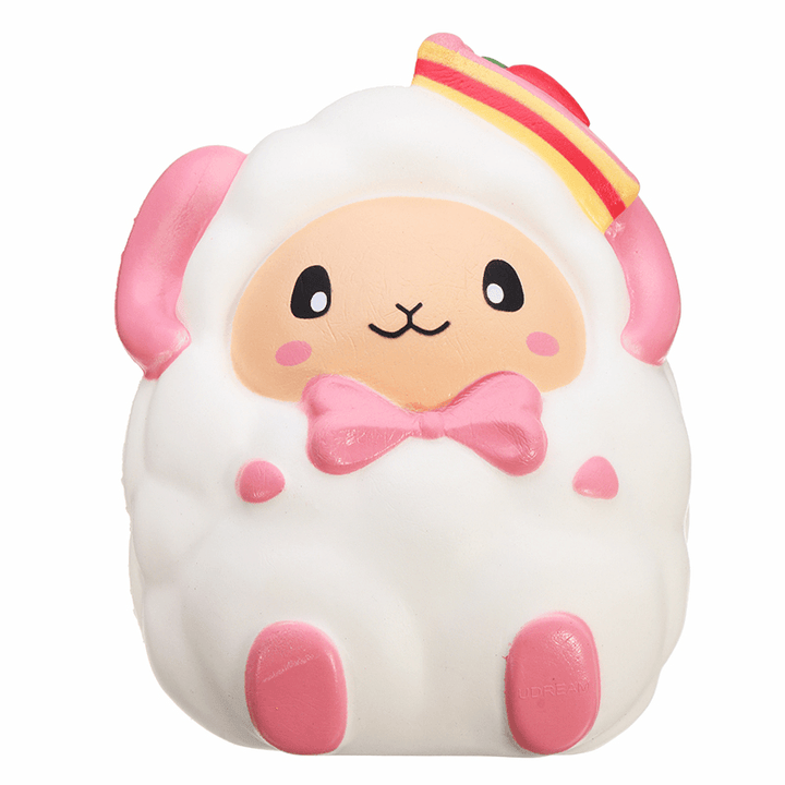 Squishyshop Huge Strawberry Sheep Squishy 19CM Jumbo Slow Rising Collection Gift Decor Giant Toy - MRSLM