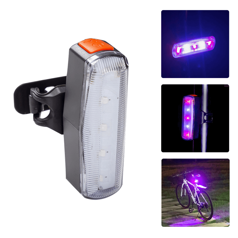 BIKIGHT Bicycle Light Set 300Lm 3 Modes Bike Headlight Front Lamp 4 Modes Safety Warning Taillight USB Rechargeable Waterproof Cycling - MRSLM