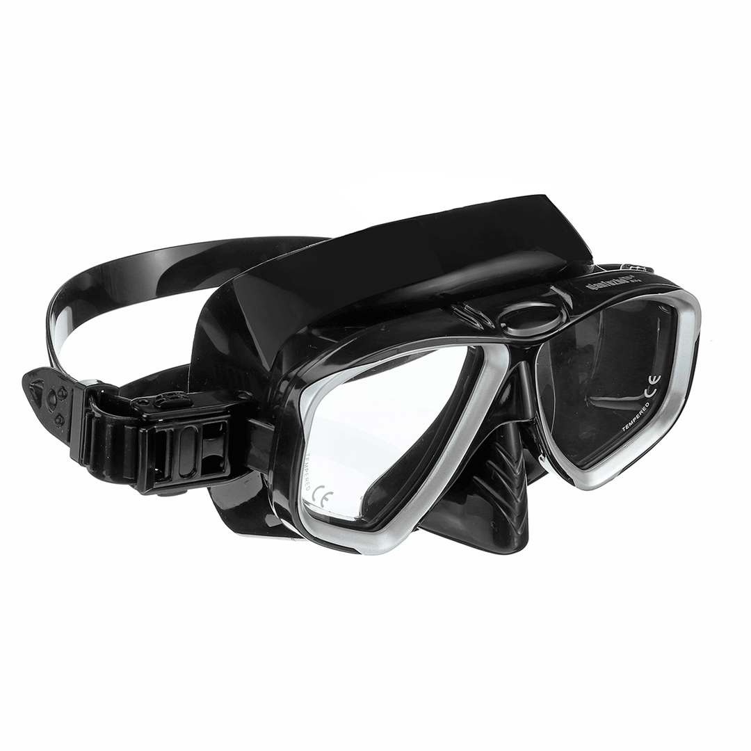 Men Women Diving Mask Anti-Fog Mask Underwater Swimming Breath Snorkeling Glasses - MRSLM