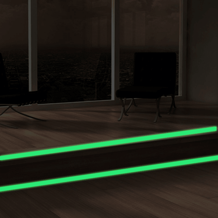 Luminous Band Baseboard Wall Sticker Living Room Bedroom Eco-Friendly Home Decoration Decal Glow Dark Diy Strip Stickers - MRSLM