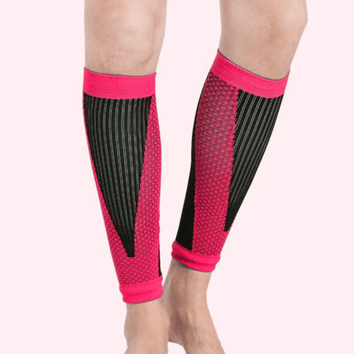 Mens Football Basketball Breathable Calf Compression Sleeve - MRSLM