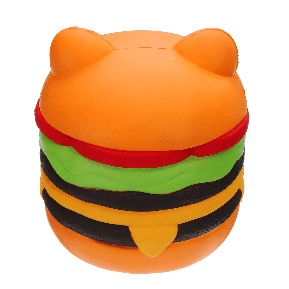 Sanqi Elan Huge Cat Burger Squishy 8.66'' Humongous Jumbo 22CM Soft Slow Rising with Packaging Gift Giant Toy - MRSLM