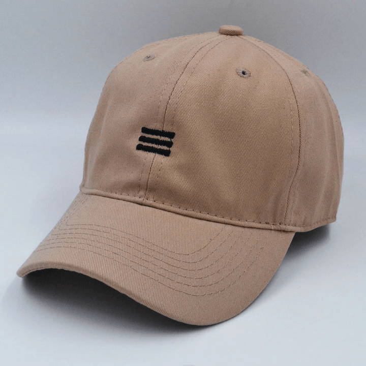 Three Bar Baseball Cap Men'S Soft Top Casual - MRSLM