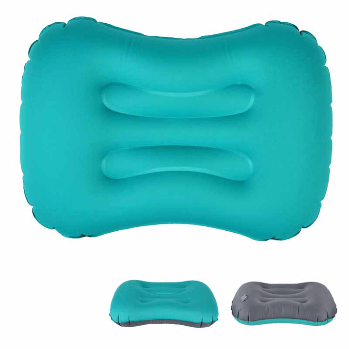 Ipree® Outdoor Travel Air Inflatable Pillow Sleep Headrest Neck Massage Folding Cushion - MRSLM