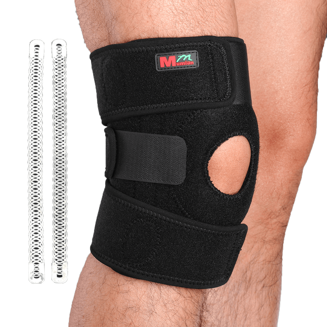 1PC Mumian B01 Adjustable Knee Pad Non-Slip Spring Knee Support Running Fitness Knee Belt - MRSLM