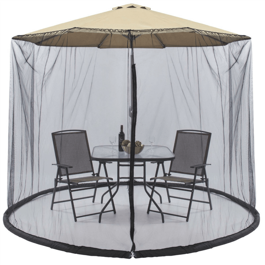 Ipree® 300X230Cm Patio Umbrellas Mesh Net Tables Picnic Net Cover Install Anti-Mosquitoes Net - MRSLM