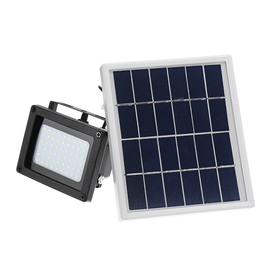 400LM 54 LED Solar Sensor Flood Light Remote Control Outdoor Security Lamp 2200Mah IP65 Waterproof Light - MRSLM