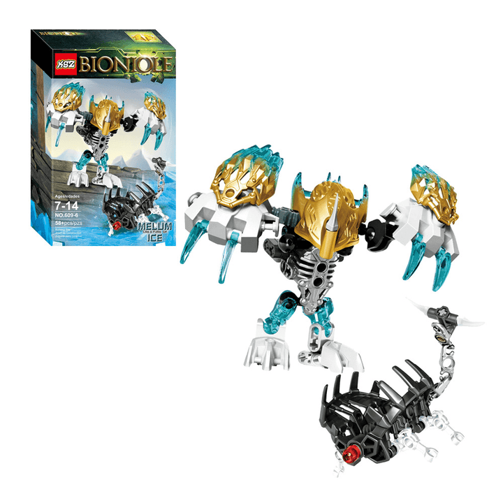 Bionicx Warrior Building Block Jungle Hero Building-Block Toys Christmas Gifts Compatible with DIY Educating Children Block Size - MRSLM