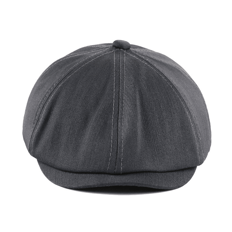 Men'S and Women'S Solid Color Retro Beret - MRSLM