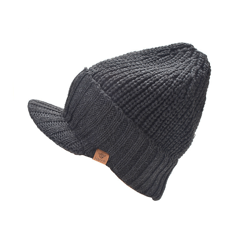 Men'S Warm Thick Duck Tongue Knitted Hat - MRSLM