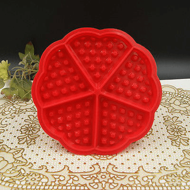 Heart Love Shape Silicone Waffle Mold Mould Cake Baking Mold - MRSLM