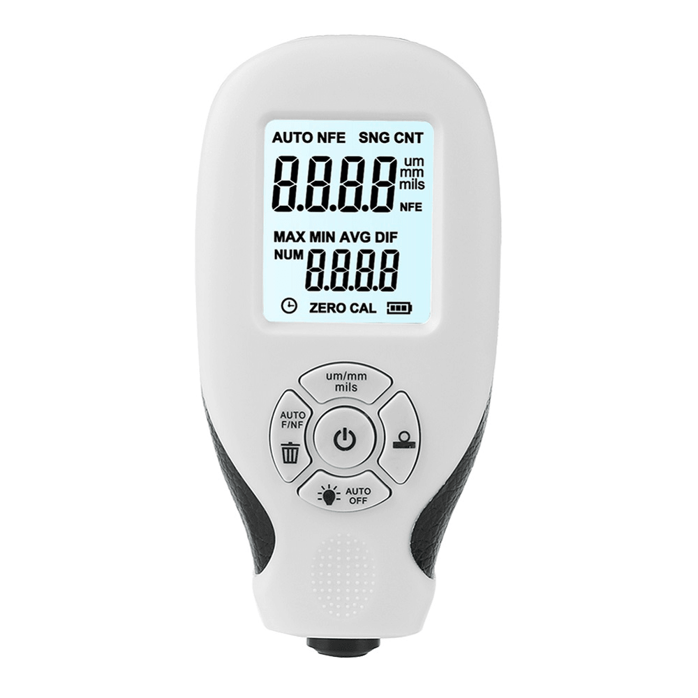 HW300 Digital Thickness Gauge Meter Ultrasonic Film Mini Car Coating Measuring Tools with Backlight LCD Display - MRSLM