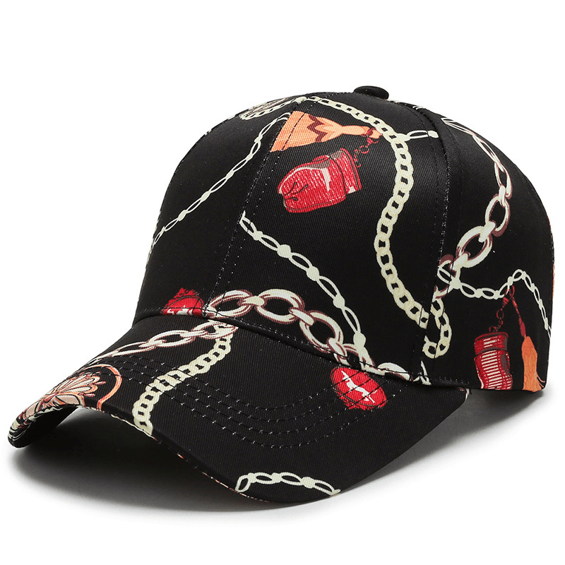 Hat Men and Women Trend Print Element Baseball Cap - MRSLM