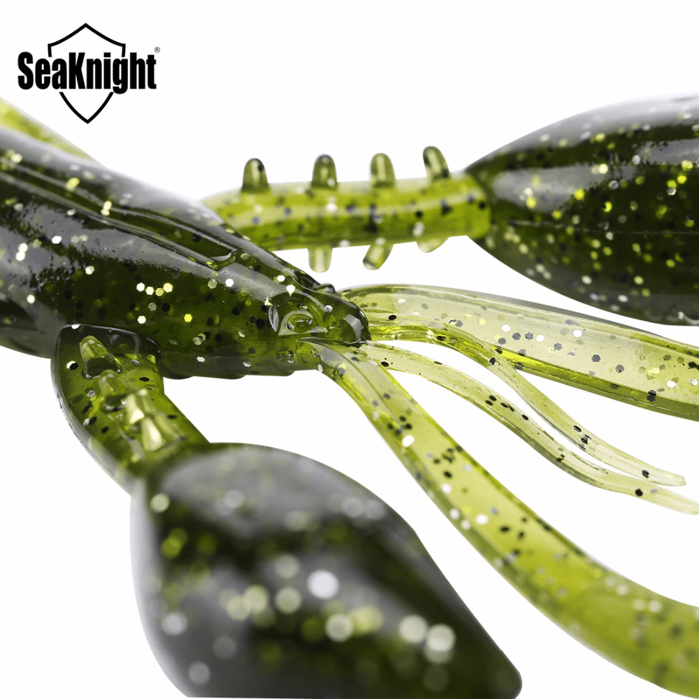 Seaknight SL019 6Pcs 10G 101.5Mm/4'' Soft Fishing Lure Worm Swinging Tail Fishing Bait - MRSLM