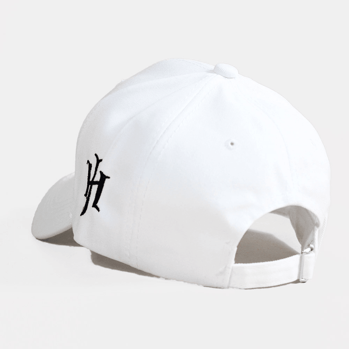 Unisex Curved Brim Cotton Letter Flower Embroidered Hat Outdoor Sports Baseball Cap - MRSLM