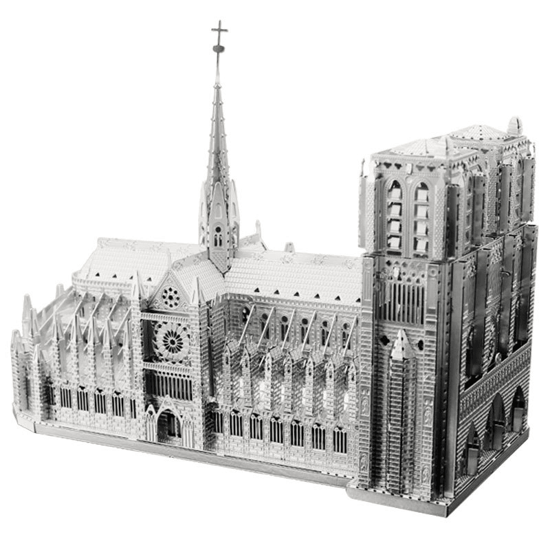 3D Metal Assembly Model Diy Puzzle Notre Dame De Paris - MRSLM