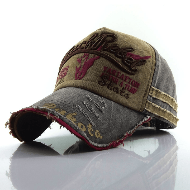 Duck Cap Made Old Bull Head Baseball Cap for Men and Women - MRSLM