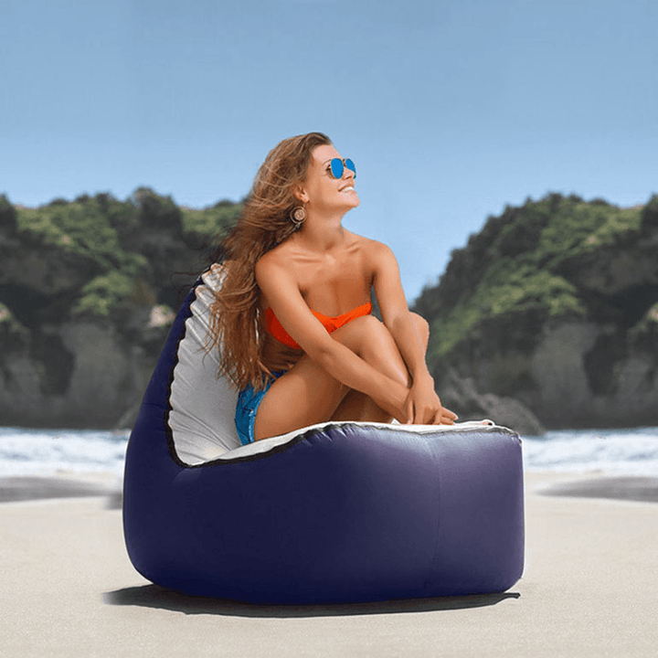 Kair Bed Inflatable Sofa Lounger Laysofa Fast Folding Sleeping Air Sofa Inflatable Chair Stool - MRSLM